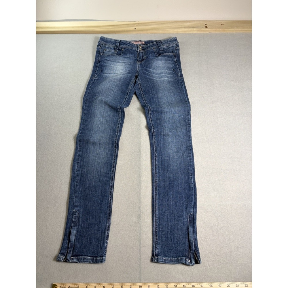 Code of Ethics Size 9 Women's Jeans Streetwear Skinny Zipper Ankle